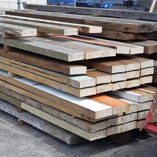 75x205mm vuren balkhout